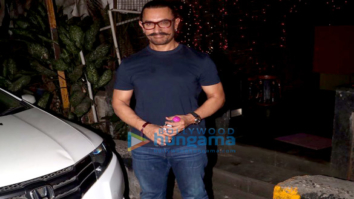 Aamir Khan snapped at a spa