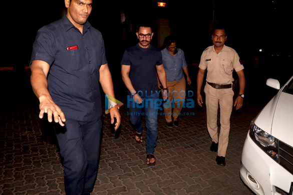 aamir khan snapped at a spa 5
