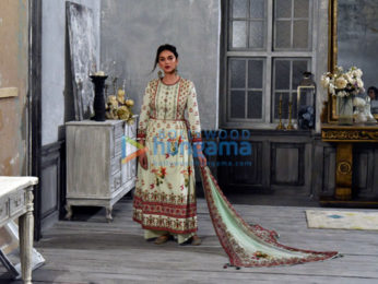 Aditi Rao Hydari snapped at a photo shoot for Spring Summer collection
