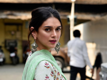 Aditi Rao Hydari snapped at a photo shoot for Spring Summer collection