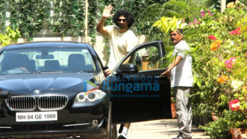 Aditya Roy Kapur and Shahid Kapoor snapped at the gym in Bandra
