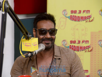 Ajay Devgn and Ileana D’Cruz spotted at 98.3 FM Radio Mirchi