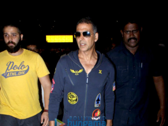 Akshay Kumar and Twinkle Khanna snapped at the airport