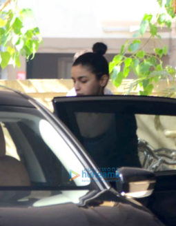 Alia Bhatt spotted at the gym in Bandra
