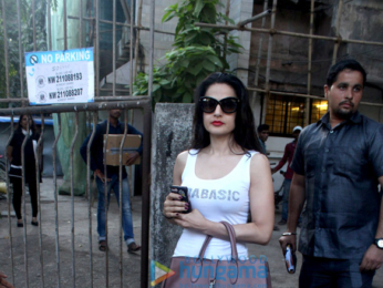 Ameesha Patel snapped at a spa