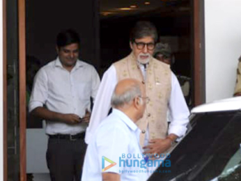 Amitabh Bachchan snapped returning from Jodhpur