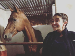 Animal lover Anushka Sharma bonds with ‘handsome’ horses and can’t stop gushing