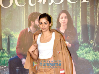 Banita Sandhu, Varun Dhawan and Shoojit Sircar grace the trailer launch of 'October'