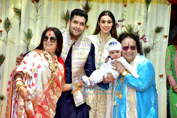 bappi lahiri and chitrani lahiri attend the rice ceremony of their grandson krishh lahiri 2