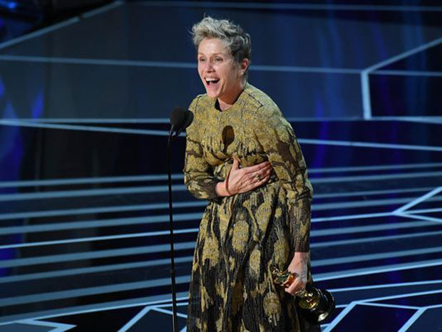 Best Actress Frances McDormand brings the house down with her 'inclusion rider' speech at Oscars 2018
