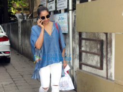 Bipasha Basu spotted after a clinic session in Bandra