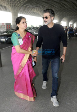 Boney Kapoor and Anil Kapoor snapped leaving for Haridwar