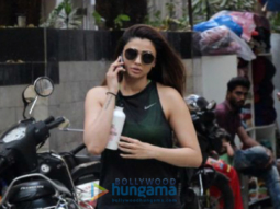 Daisy Shah spotted after a gym session in Bandra