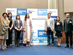 Dia Mirza snapped at the panel discussion with UNEP Asia Pacific