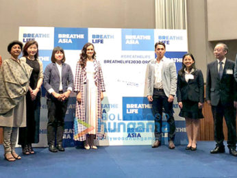 Dia Mirza snapped at the panel discussion with UNEP Asia Pacific