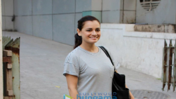 Dia Mirza snapped in Bandra