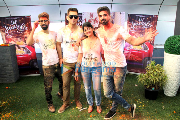 dil juunglee star cast celebrate holi 2
