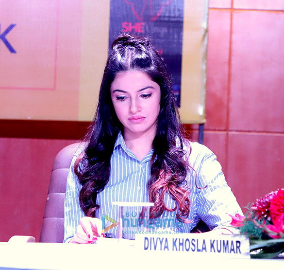 divya khosla kumar rallies audience on female hygiene at she wings international womens week conference 3