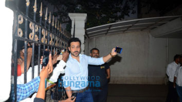 Emraan Hashmi meets fans near his apartment on his birthday