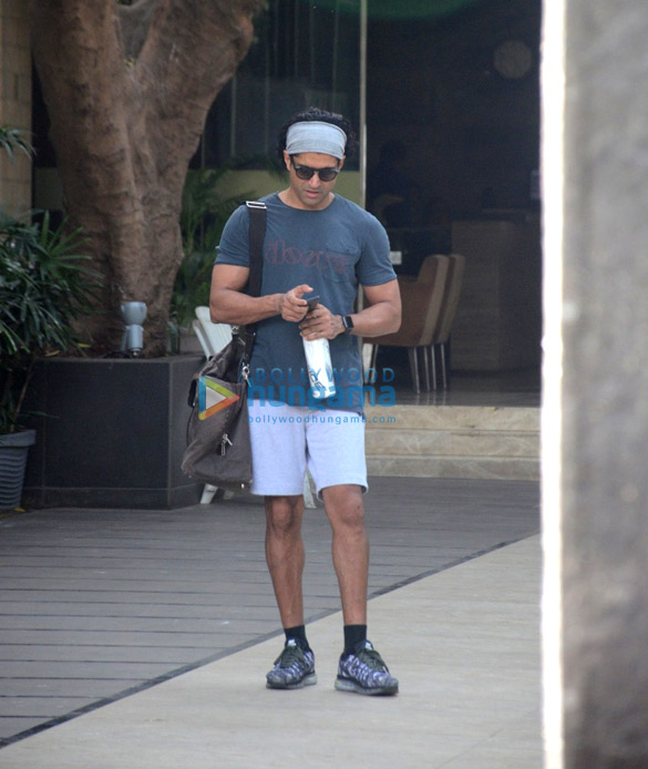 Farhan Akhtar and Mira Rajput snapped at Otters Club in Bandra Farhan Akhtar and Mira Rajput snapped at Otters Club in Bandra