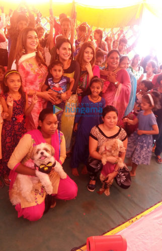 Gurpreet Kaur Chadha and Liza Malik celebrate Gudi Padwa with underprivileged kids