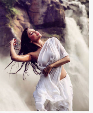 HOT: Kya Kool Hain Hum 3 fame Gizele Thakral’s wet saree  evokes Ram Teri Ganga Maili’s Mandakini
