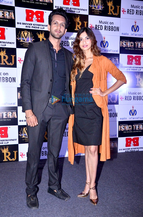 hrishitaa bhatt graces the the music launch of ishq tera 4