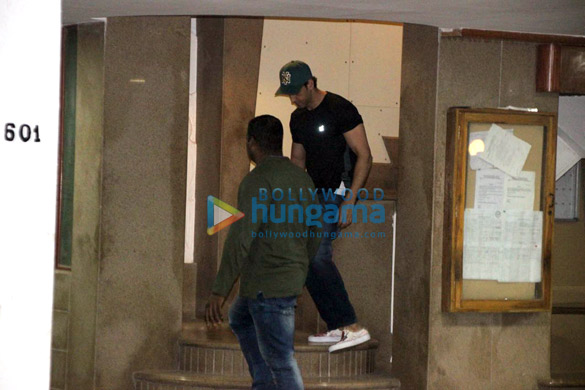 Hrithik Roshan spotted at a clinic