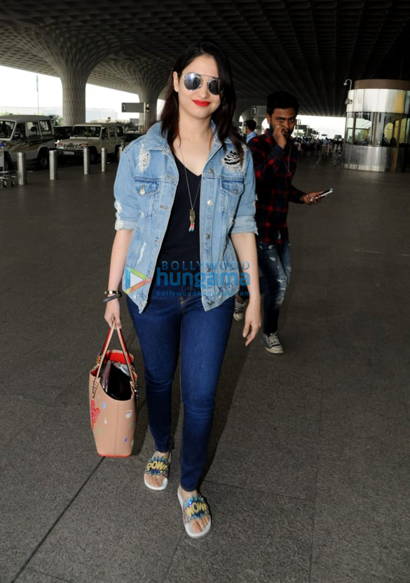 huma qureshi and tamannaah bhatia snapped at the airport 6