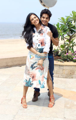 Ishaan Khatter and Malavika Mohanan snapped at Sun N Sand Hotel in Juhu