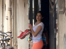 Janhvi Kapoor snapped at the gym