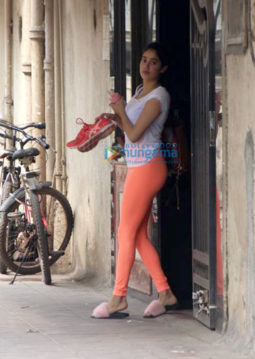 Janhvi Kapoor snapped at the gym