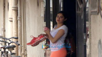 Janhvi Kapoor snapped at the gym