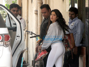 Janhvi Kapoor spotted at the gym in Bandra