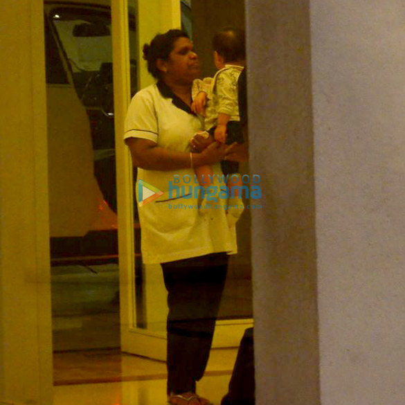 karan johars twins yash and roohi snapped at his apartment 3