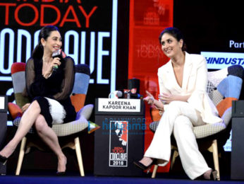 Kareena Kapoor Khan and Karisma Kapoor at India Today Conclave 2018