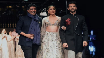 Uh, nothing much! Kareena Kapoor Khan turns muse for Manish Malhotra looking GLAMOUROUS as usual but with Kartik Aaryan in tow!