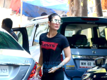 Kareena Kapoor Khan snapped at the gym in Bandra