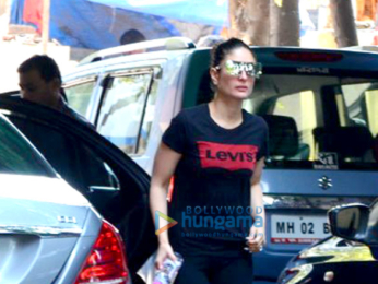 Kareena Kapoor Khan snapped at the gym in Bandra