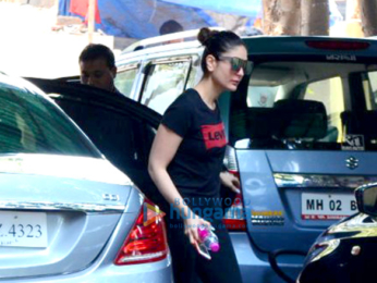 Kareena Kapoor Khan snapped at the gym in Bandra