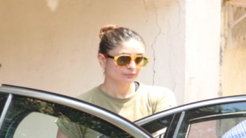 Kareena Kapoor Khan spotted after her gym session in Bandra