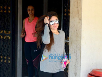 Kareena Kapoor Khan spotted at the gym in Bandra