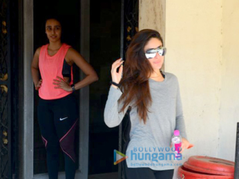 Kareena Kapoor Khan spotted at the gym in Bandra