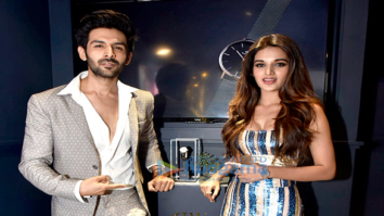 Kartik Aaryan and Nidhhi Agerwal at the Daniel Wellingston store launch