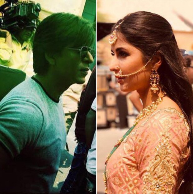 Katrina Kaif flaunts her traditional look; Shah Rukh Khan caught in a candid moment on Zero set