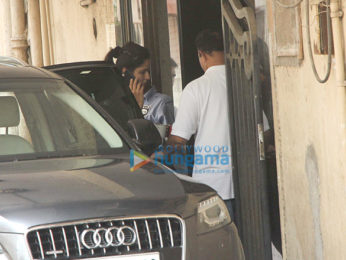 Katrina Kaif snapped outside the gym in Bandra