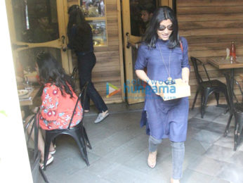 Konkona Sen Sharma snapped at Farmer's Cafe