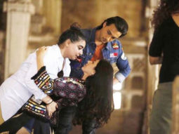Loveratri actors Aayush and Warina shoot their first song in Gujarat with Vaibhavi Merchant