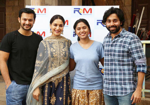 Madhuri Dixit kicks off her first Marathi production 15th August