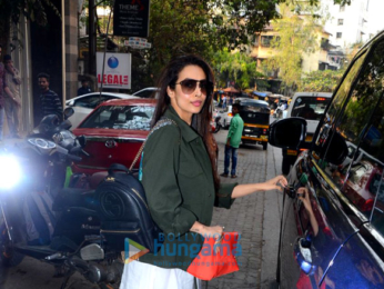 Malaika Arora spotted at Muah salon in Khar